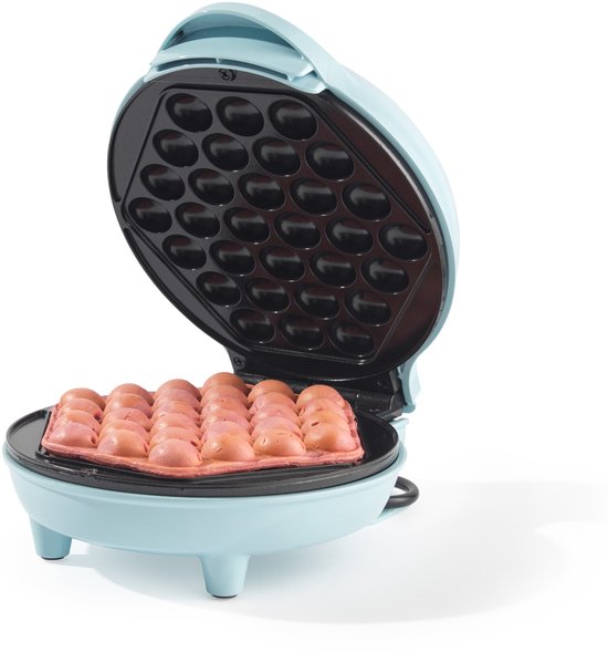 Giles & Posner Bubble Waffle Maker - Antiaanbaklaag PFFAS-vrij - blauw van Giles & Posner — afbeelding 4