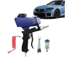Verfspuitmachine - Schilderapparaat Spuitpistool - Muren en Meubels Spuiten - Lichtgewicht Aluminium - 600cc Tank - Blauw