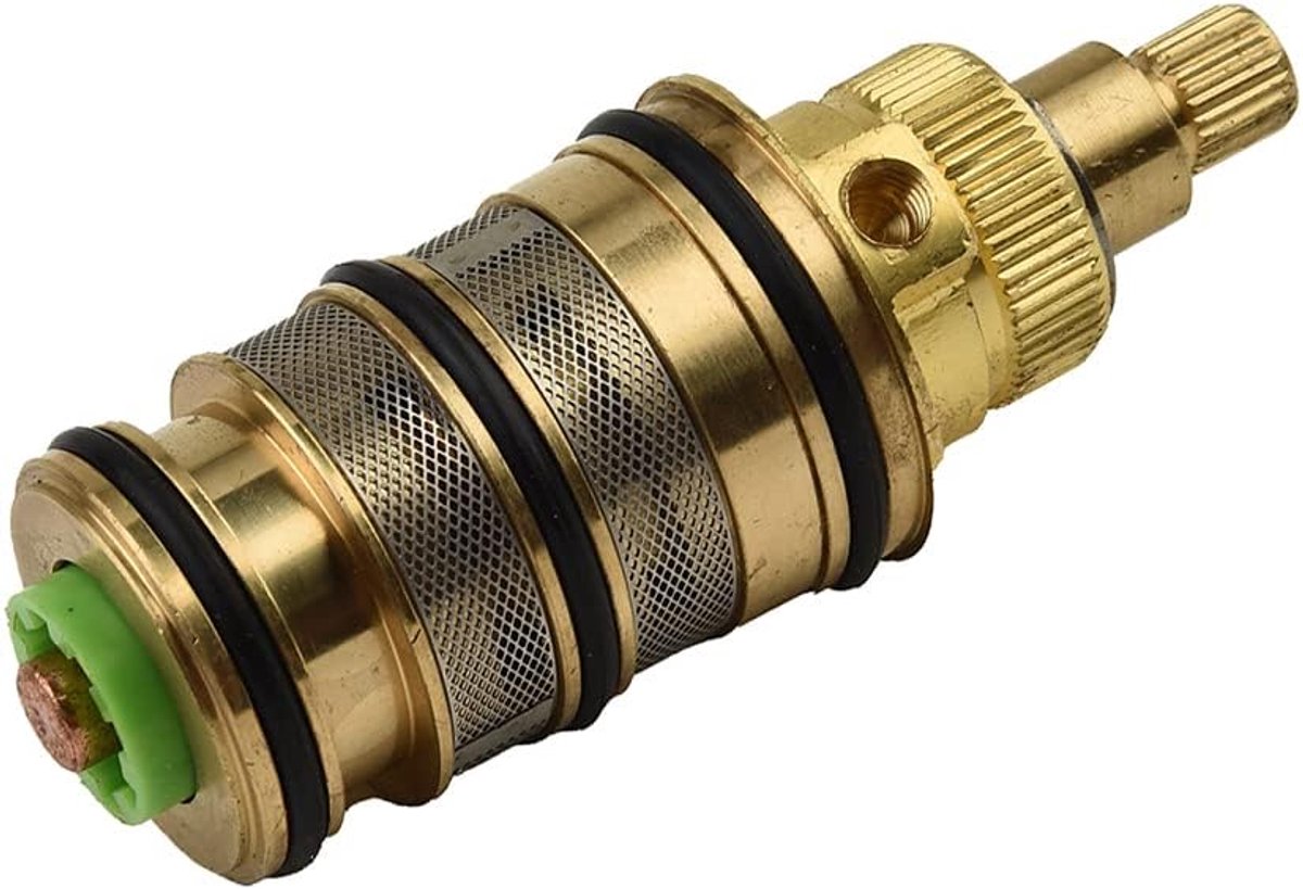 Thermostaatkraan Cartridge Reparatiekit - Messing - Temperatuurbereik 20-50°C - Veiligheidsknop bij 38°C - SnelShoppen