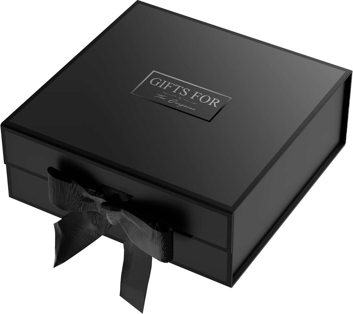 Geschenkdoos medium - zwart - magnetisch deksel - ideaal voor bruiloften - SnelShoppen