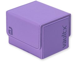 Vault X Exo-Tec® Zijbelading Trading Card Deck Box 100+ - Kaarthouder en opbergdoos - Paars