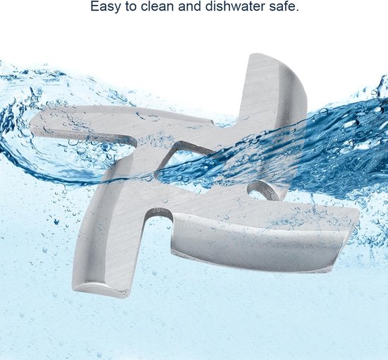 Kitchen Aid Vleesmolen Bevestiging 46mm, Vleesbreker Mincer Plaatsnijder Onderdelen voor Keuken Voedselmolen, Vaatwasmachinebestendig Scherp Mes Bevestiging voor Elektrische en (46 mm lang, van Kitchen Aid — afbeelding 5