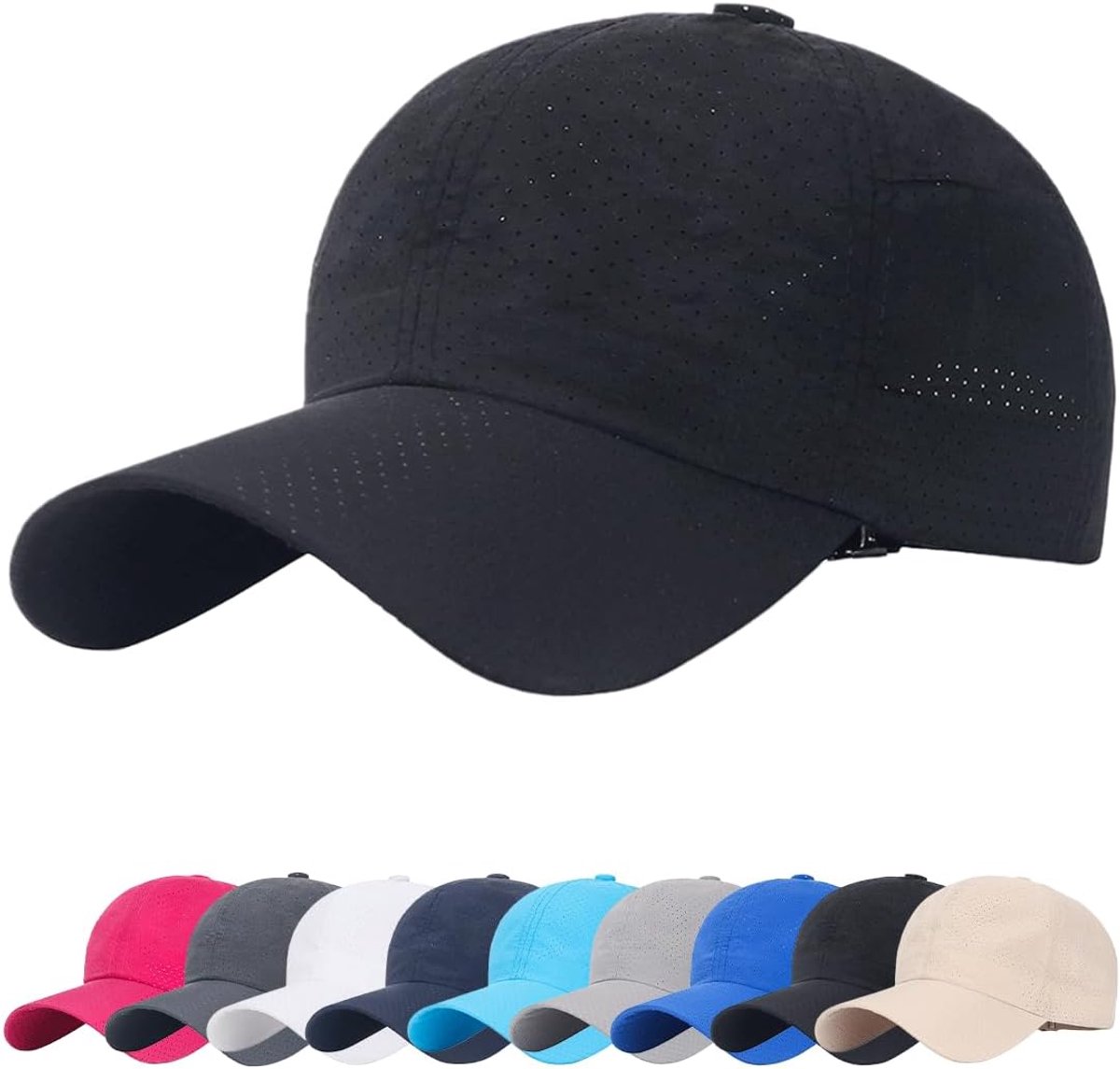 Honkbalpet voor dames, zomermuts, heren, basecap, sportpet, hoed, outdoor, zonwering, zomerpet, baseballpet, zomer, uv-bescherming, pet