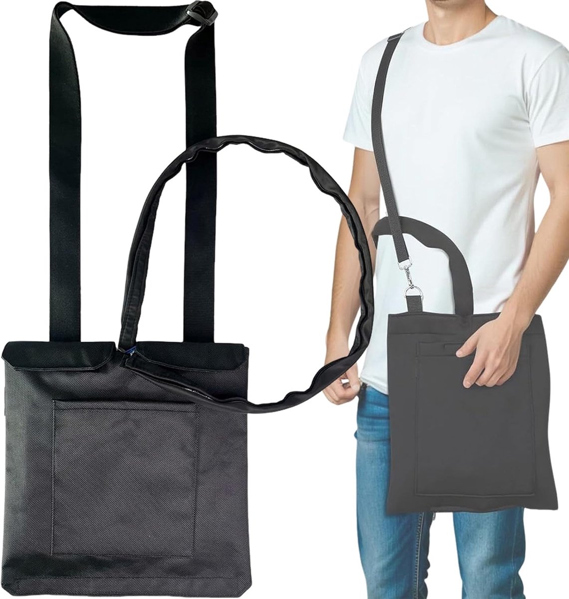 Urinezak Drainagezak, Urine Drainage Bag Holder, Katheter Night Bag Verborgen Katheter Holder Verstelbaar, Katheters Stand, Veilig & Discreet Voor Incontinentie - Katheters Bag Straps