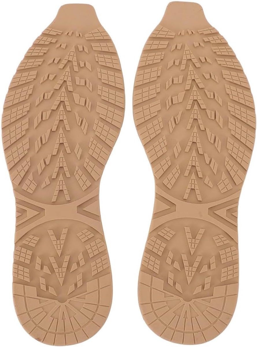 Schoenzolen Vervanging V Vorm Reparatie Materiaal Vervanging Rubberen Bodem voor DIY Schoenreparatie Accessoires, Beige