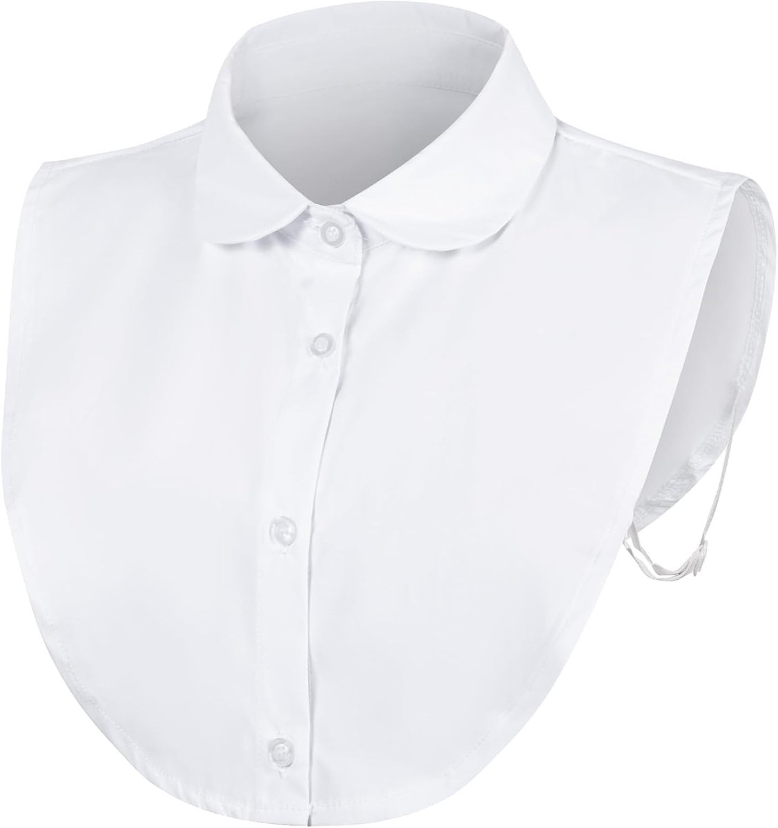 Kraag afneembare dames helft shirt blouse nep hemd blouse kraag katoen nep kraag