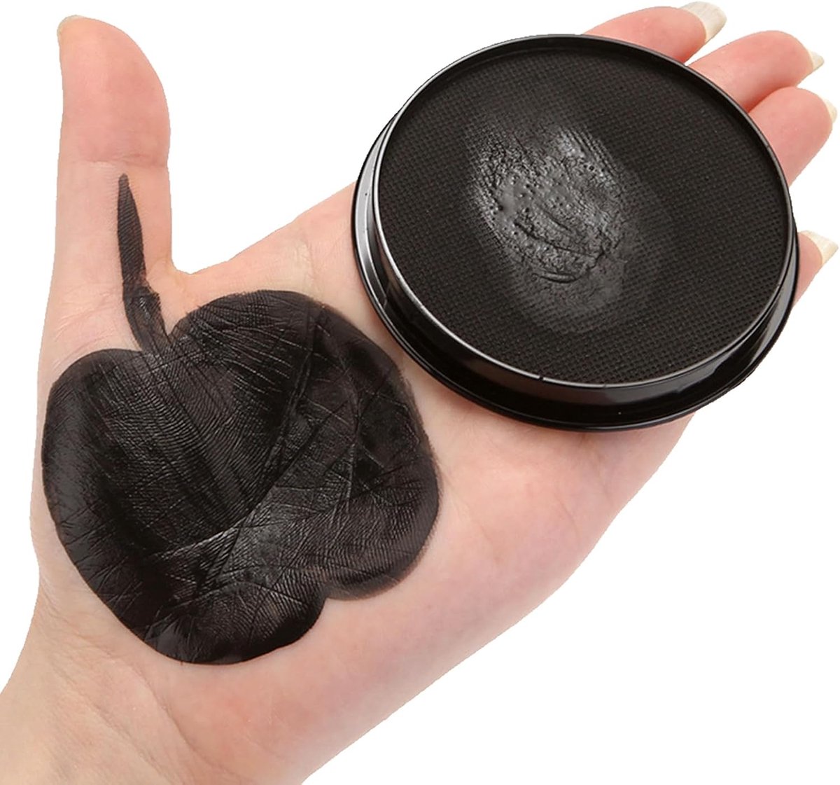 Make-up Gezichtsverf en bodypaint - Klassieke Zwart 30 g,op water gebaseerde individuele container, gezichts- en bodypaint kleur voor volwassenen en kinderen, carnaval