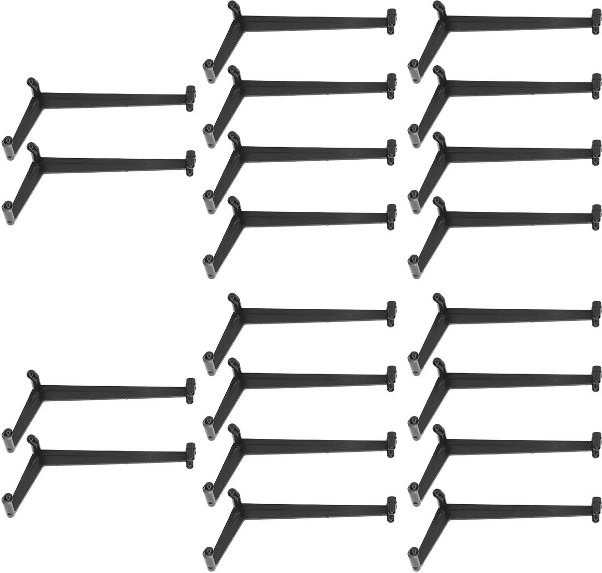 Omgoods- Takverspreider Set van 20 - Drukbestendige Taksteun - Duurzaam Kunststof - Boomonderhoud - Flexibel en Stabiel - Optimale Groei ondersteuning