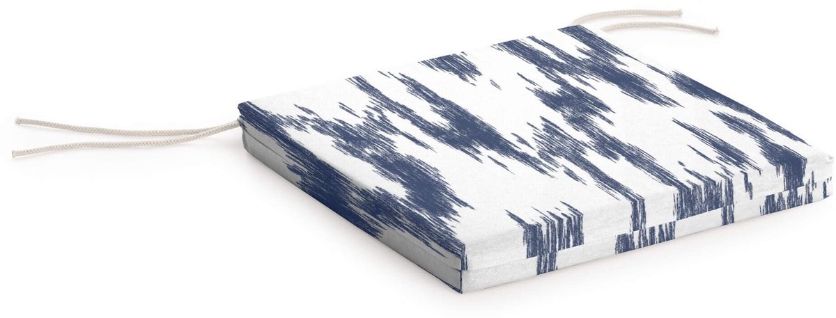 Omgoods - Luxe Zitkussen 40 x 40 cm in Mahon Blauw
