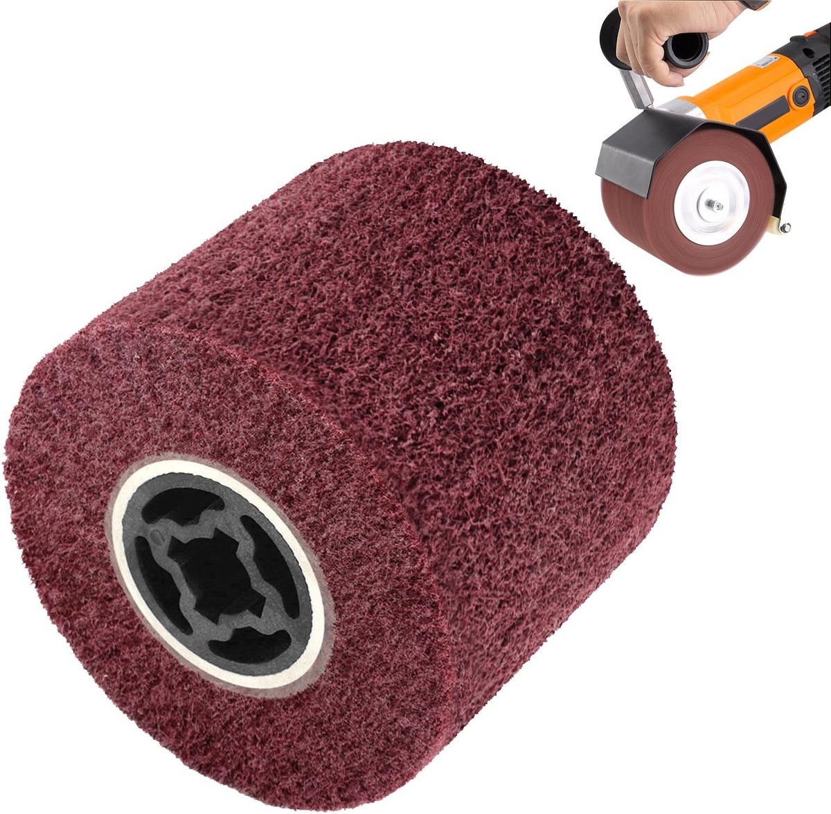 Omgoods - Nylon Schuurborstel 120 Korrelgrootte voor Polijstmachine
