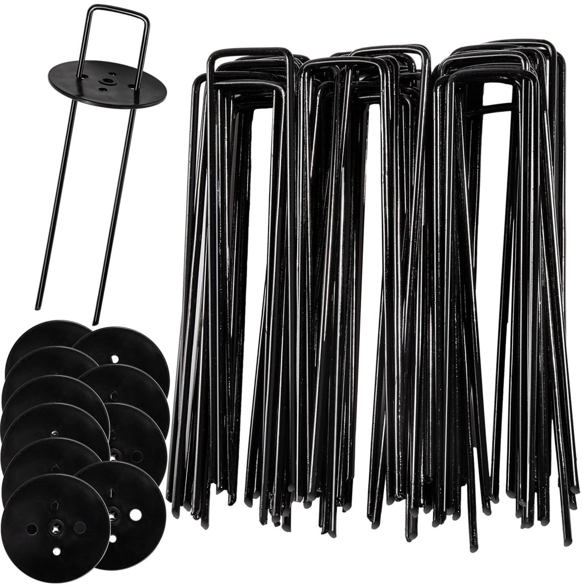 Omgoods - Tuinpinnen met Wasjes, 45 Stuks voor Tuinbevestiging