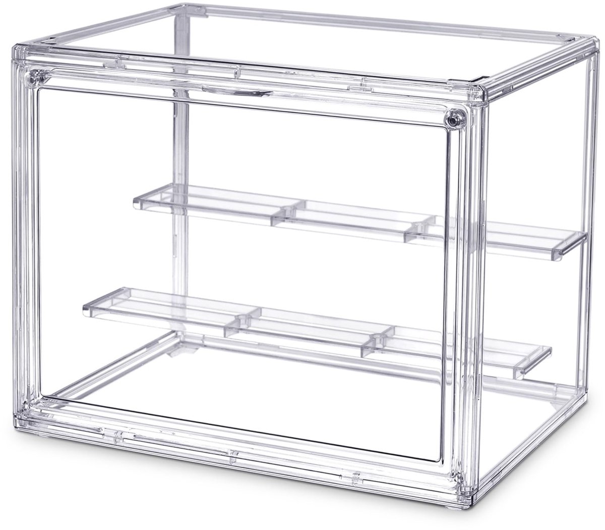 Omgoods - Acryl Displaykast voor Minifiguren met 3 Niveaus