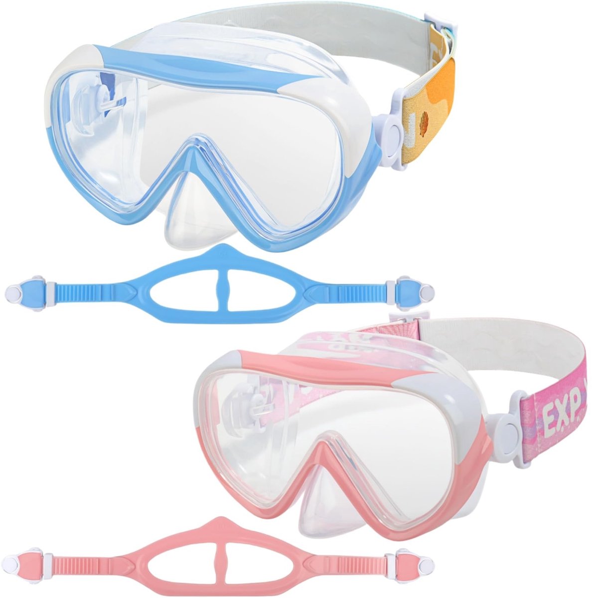 Omgoods - Kinderen Zwemmasker met 180° Panoramisch Zicht