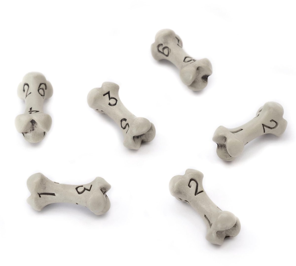 Omgoods - D6 Dobbelstenen Set van Zes voor RPG Spellen