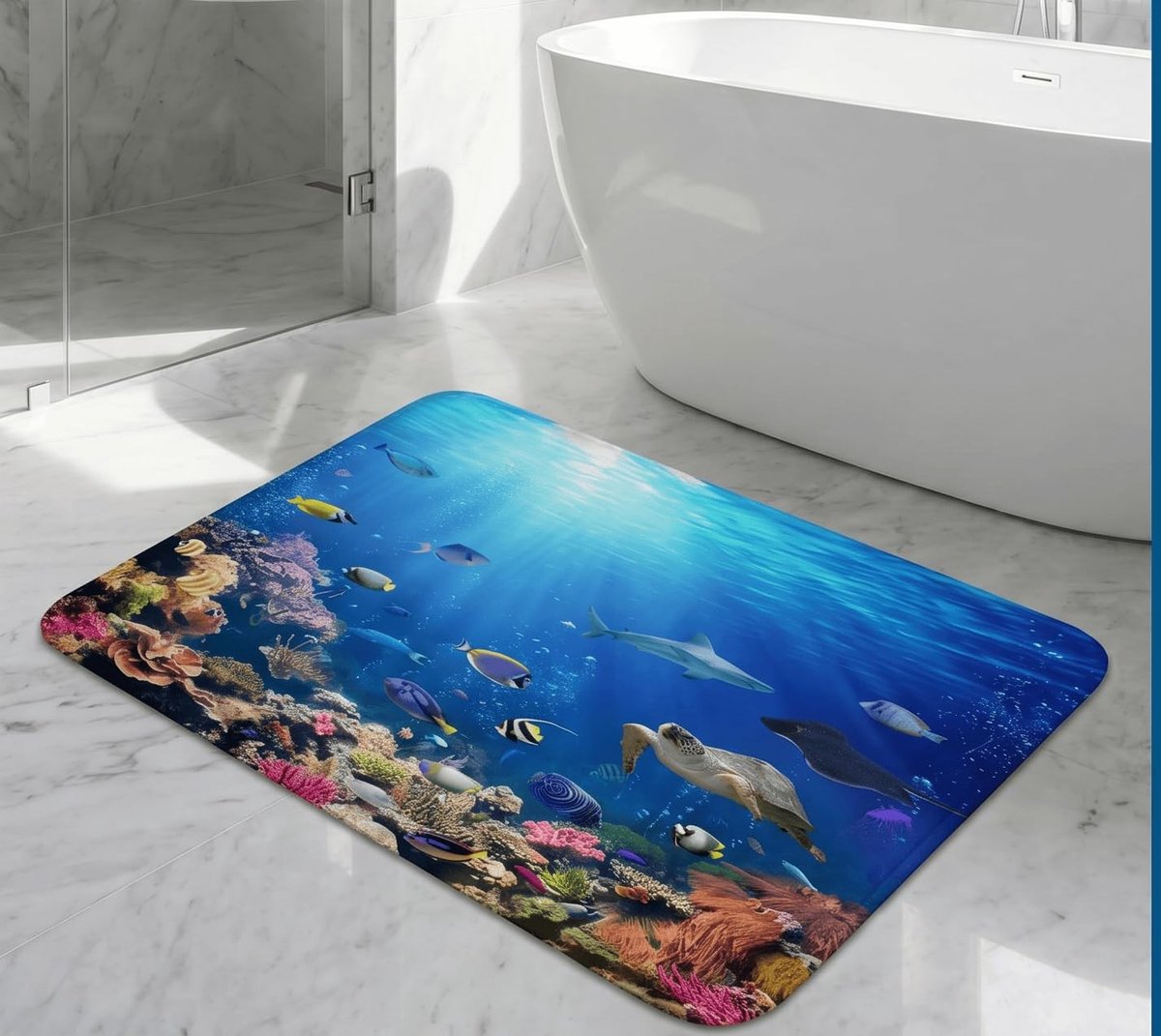 Omgoods - Memory Foam Badmat met Antislip en Absorberend Ontwerp