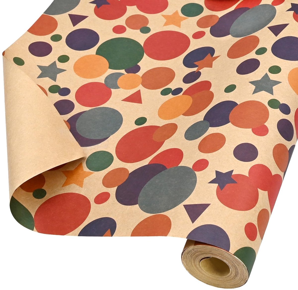Omgoods - 12m x 43cm Rol Inpakpapier voor Verjaardagen