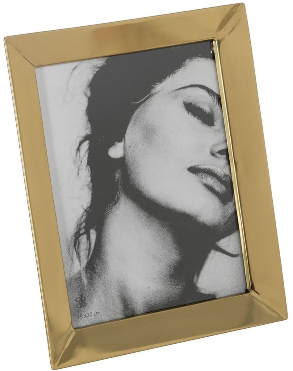 Omgoods - Gouden Fotolijst van RVS met Glas 26,5 x 31,5 cm