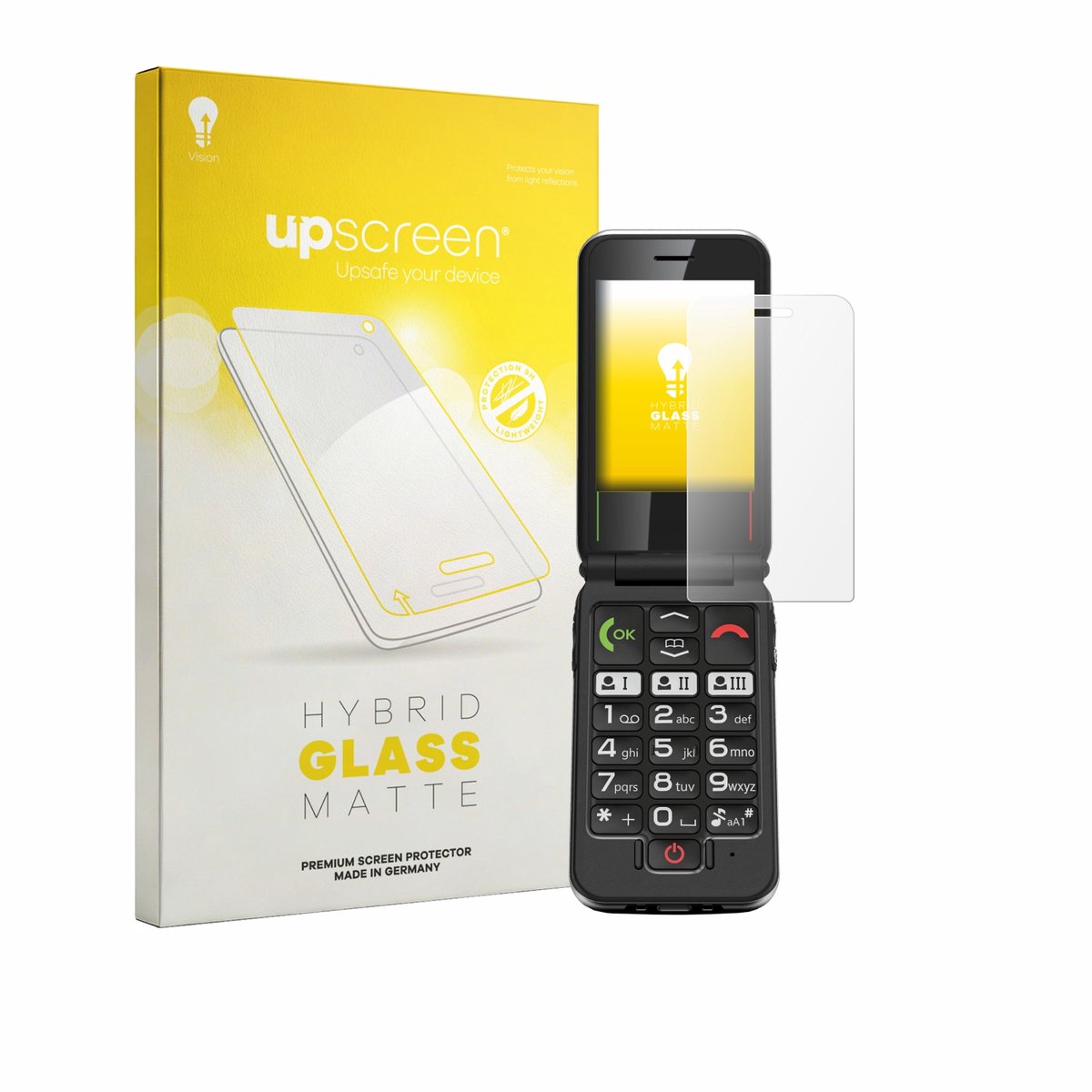 upscreen - Screenprotector voor Emporia Joy LTE - Folie Beschermfolie Beschermglas matte