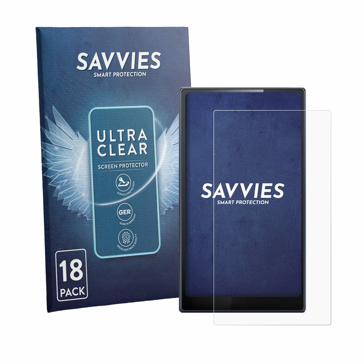 Savvies - Screenprotector voor FiiO M21 - Folie Beschermfolie transparant 18 Stuks