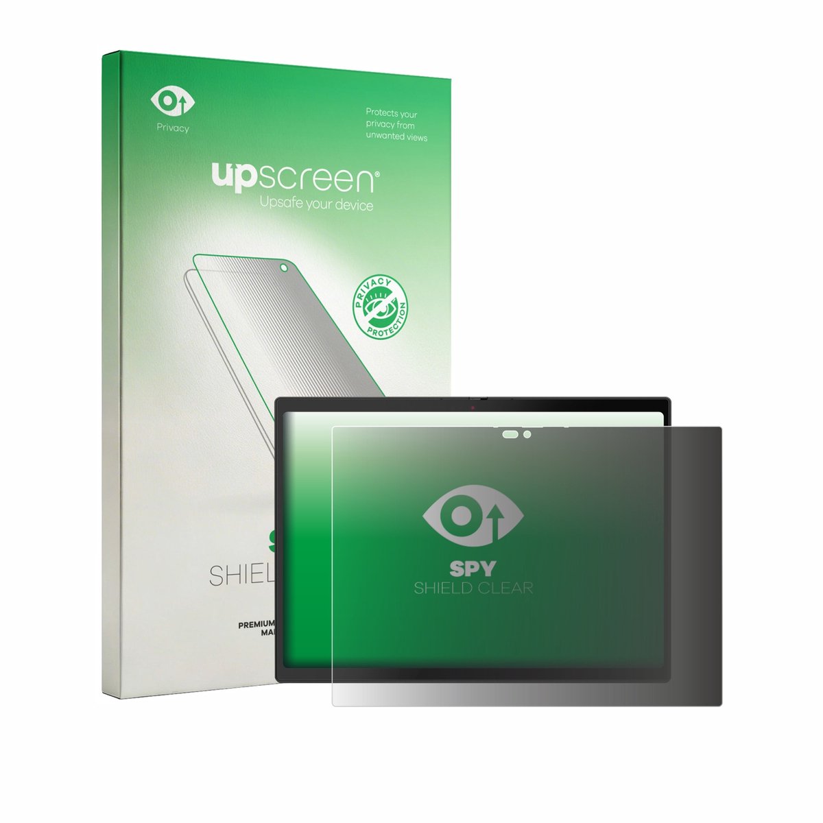 upscreen - privacy screenprotector voor Lenovo ThinkPad X13 Gen 1 Detachable - Folie Beschermfolie Blauwlichtfilter