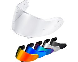 Helmvizier voor Neotec 2 - Getint vizier voor Shoei Neotec 2 CNS-3 Motorfiets UV-bescherming Gezichtsscherm Vervangende accessoires (Transparant)