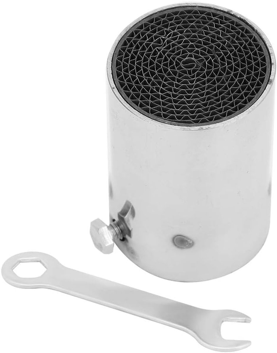51mm Motorfiets Uitlaatpijp Uitlaatdemper, Uitlaatdemper Pijp Tips Noise Eliminator Motorfiets Uitlaat Tips Uitlaat Geluiddemper (stijl 3) uitlaatpijp Achterpijpen