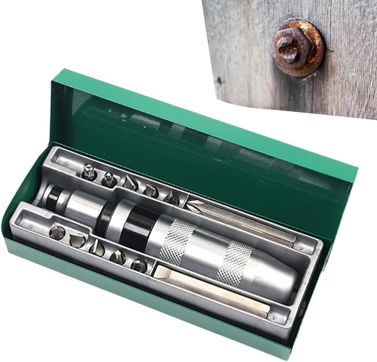 Ratelschroevendraaier Set - Handreparatiegereedschap Multi - Onderhoud en Reparatie - 13-in-1 Functies - Standaard - Niet gespecificeerd