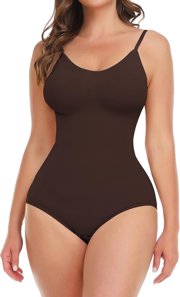 Dames Figuurvormende Bodysuit voor een Platte Buik, Shapewear, Slanker Lichaam, Comfortabel en Ondersteunend