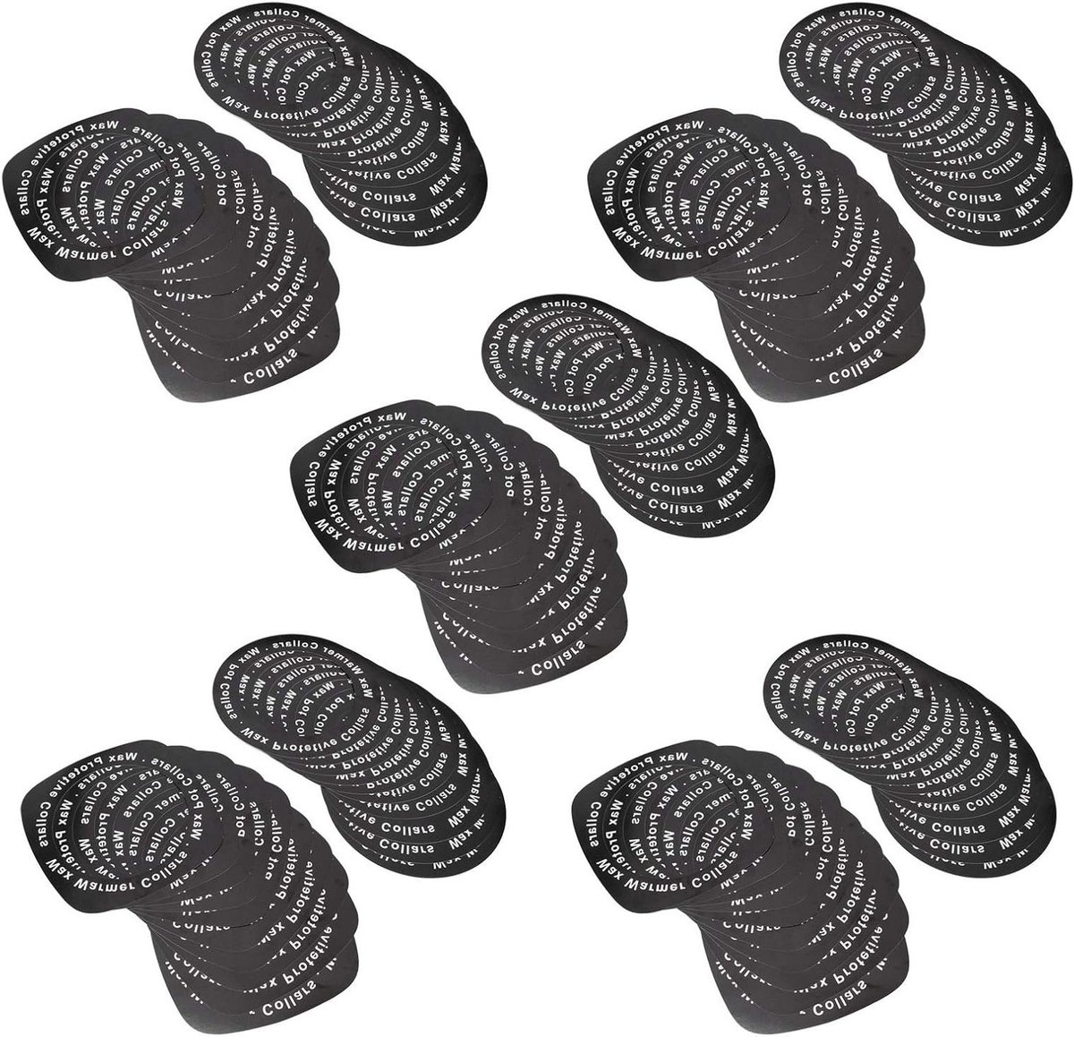 Waxmachine Ringen - Waxverwarmer Accessoires - Hygiënisch Harsen - Dubbele Vormen - 100 Stuks - Wit