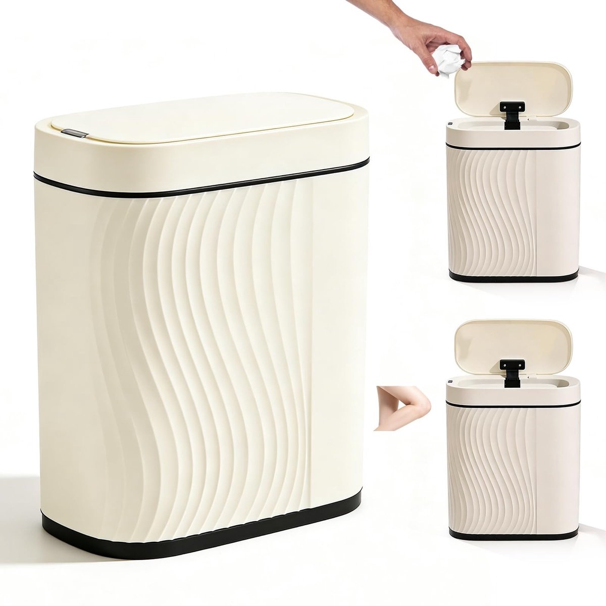Omgoods - 8L Sensor Afvalemmer met Automatische Opening