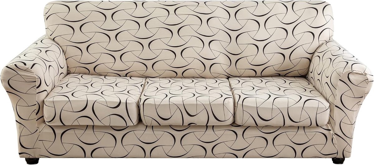 Elegante Stretch Sofa Covers voor 1/2/3 Zitsbank - Bescherming met Versterkt Jacquard Stof en Perfecte Pasvorm