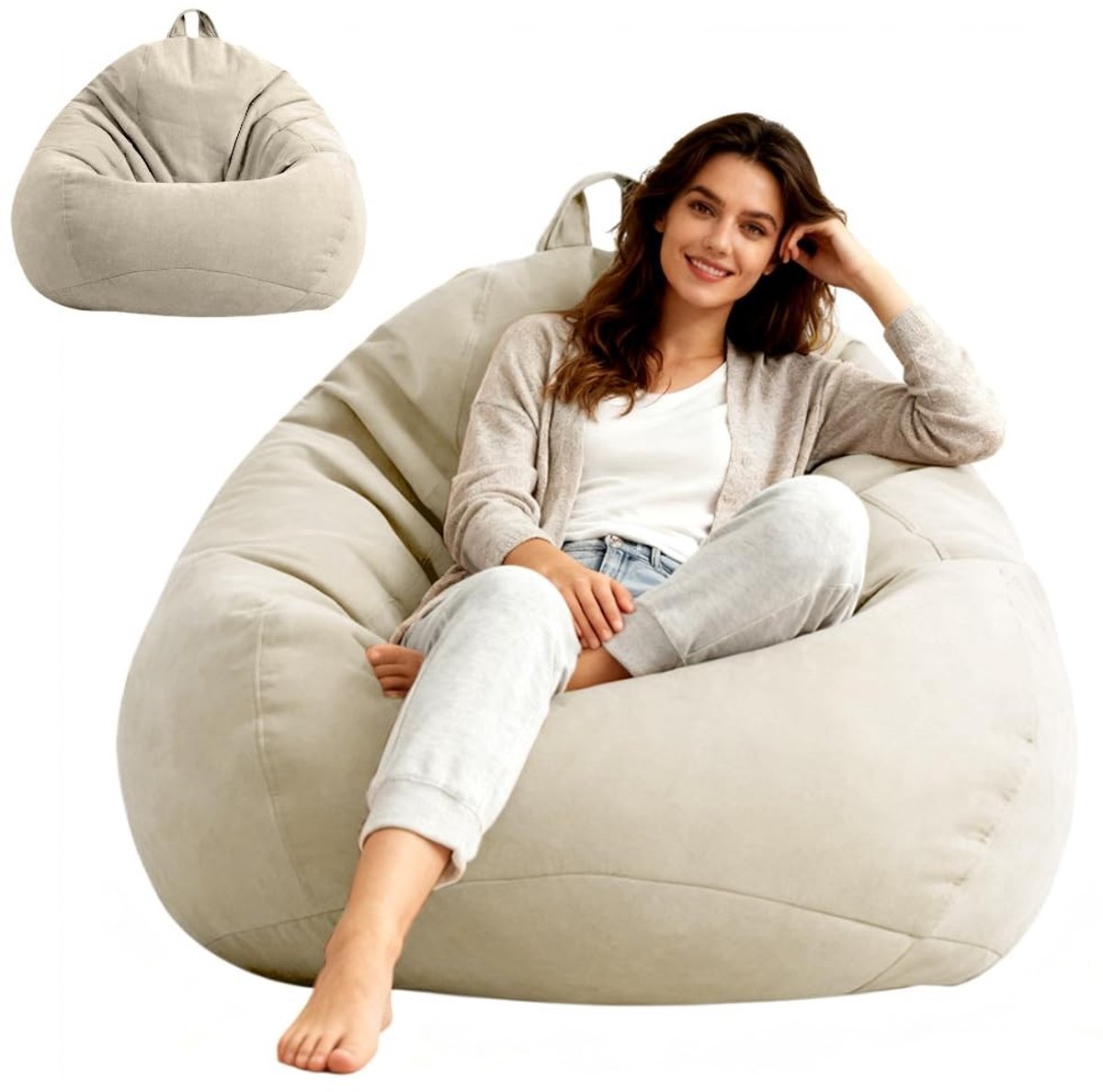 Omgoods - Bean Bag XL Deksel voor Volwassenen en Kinderen