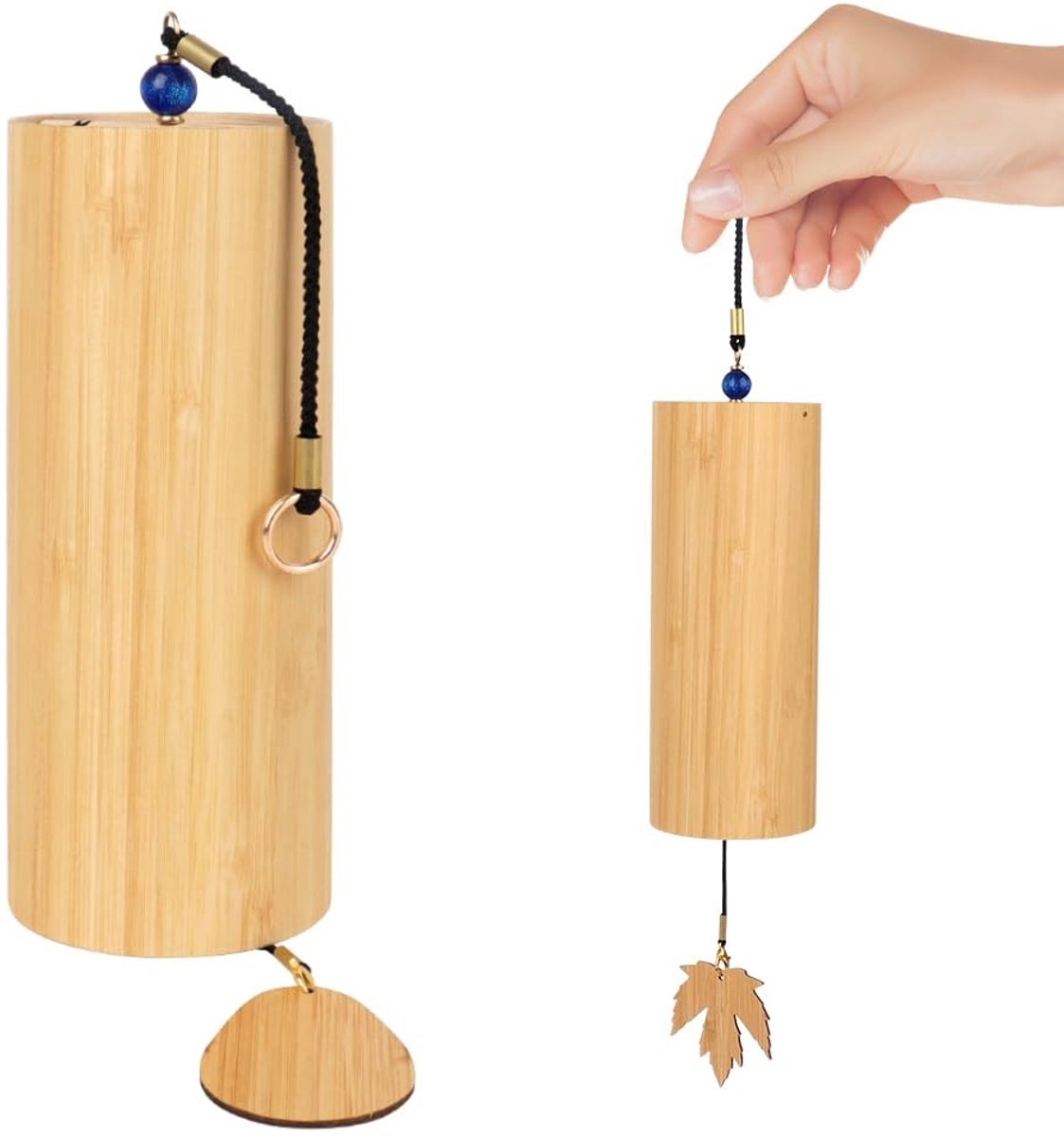 Omgoods - Japanse Bamboe Windgong - Zen Windspel voor Meditatie en Tuindecoratie