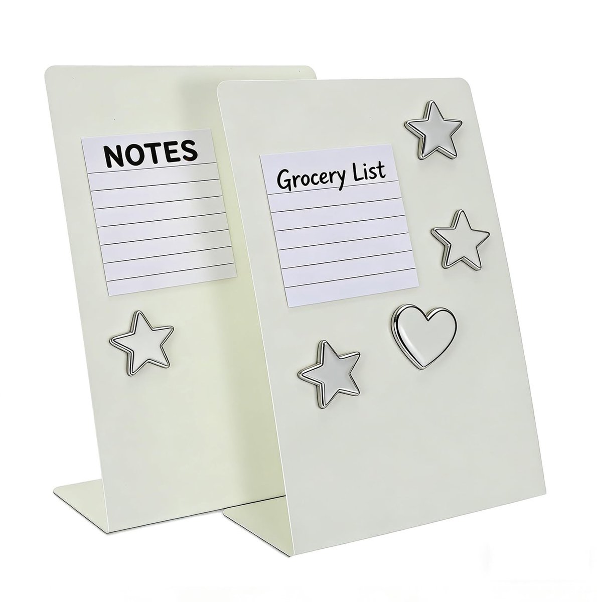 Omgoods - Magnetisch Bord Set - 2 Stuks Magnetisch Tafelmodel voor Thuis en Kantoor