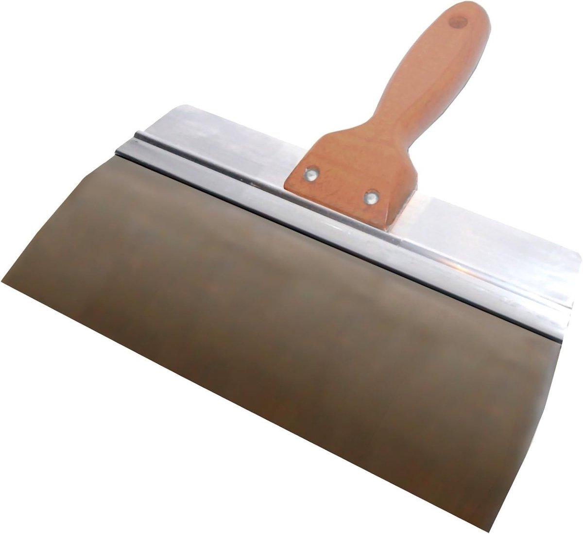 Omgoods - RVS Taping Mes Set met Houten Handvat voor Stukadoorswerk