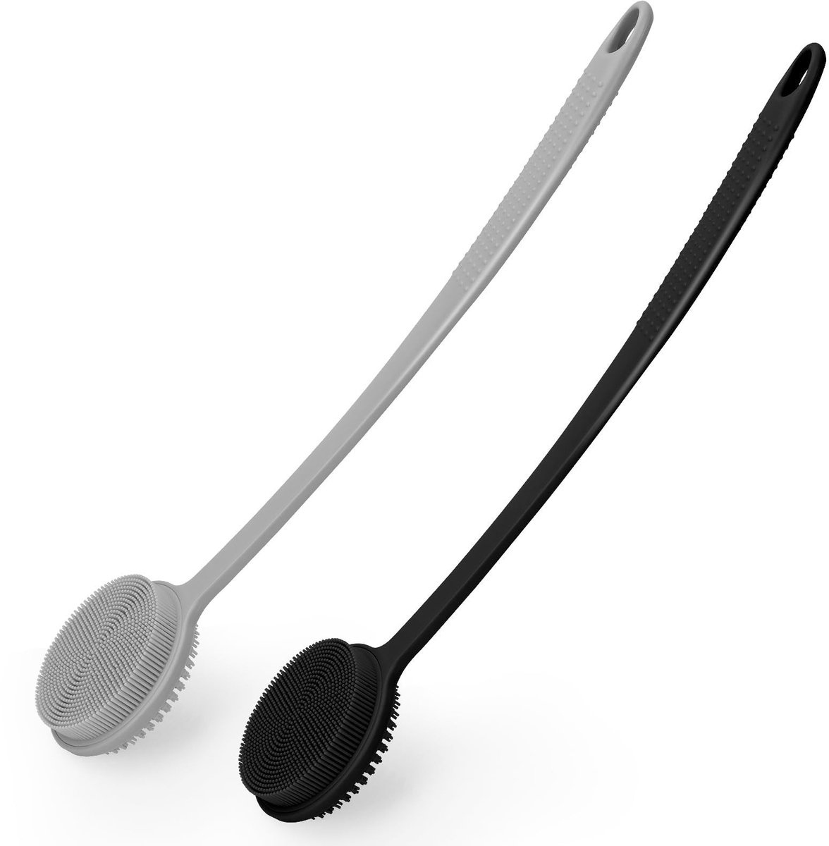 Omgoods - 2-delige Silicone Lichaamsborstel Set met Lange Handvatten