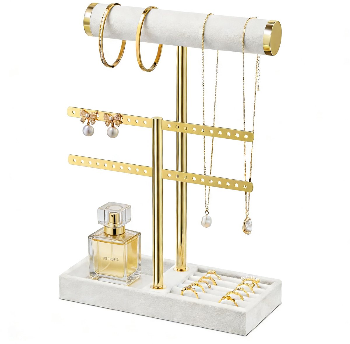 Omgoods - 2-Laags Sieraden Organizer van Velvet