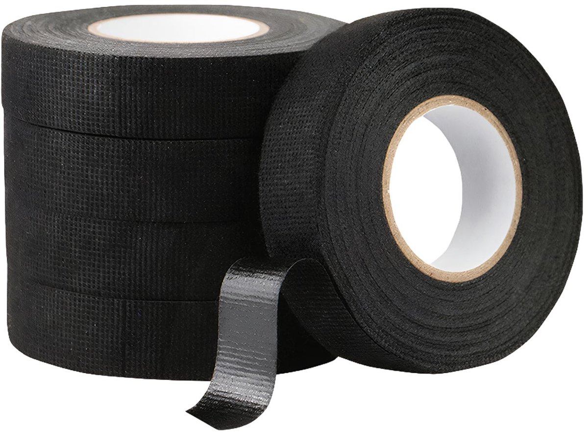 Omgoods - Set van 4 Zwarte Isolatie Tape voor Elektrische Toepassingen