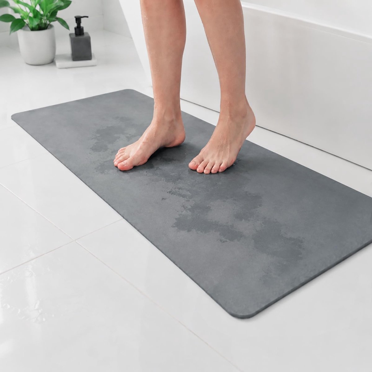 Omgoods - Antislip Badmat en Absorberend Badkamertapijt 60 x 120 cm