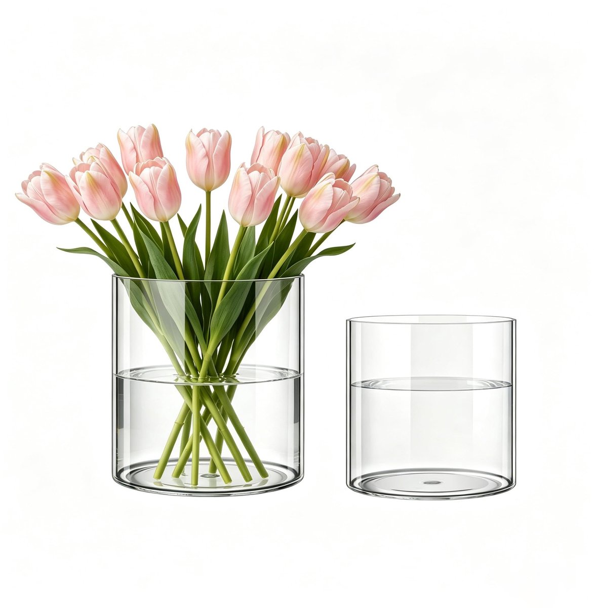 Omgoods - Transparante Acryl Vaas - Shatterproof voor Diverse Decoraties