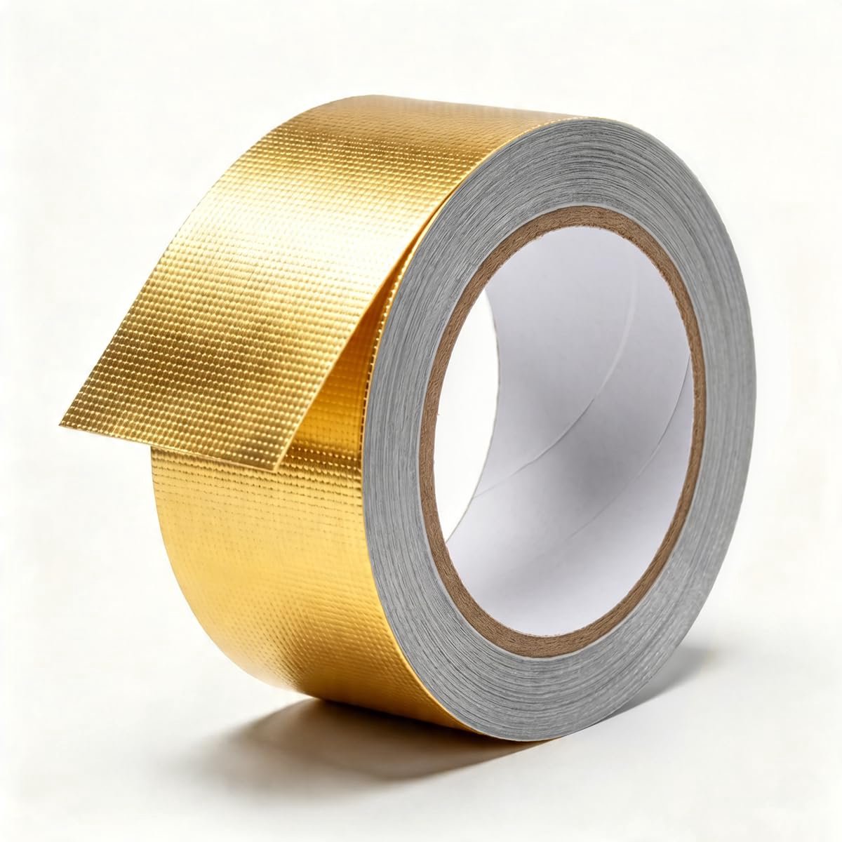 Aluminium plakband 5 cm x 20 m - Gouden - Warmtereflecterend - Vlamvertragend voor kachels - ShopVlot