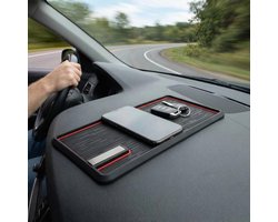 Anti-slip mat auto dashboard 30 x 15 cm - pvc materiaal - geen lijm - beschermt tegen krassen - ShopVlot