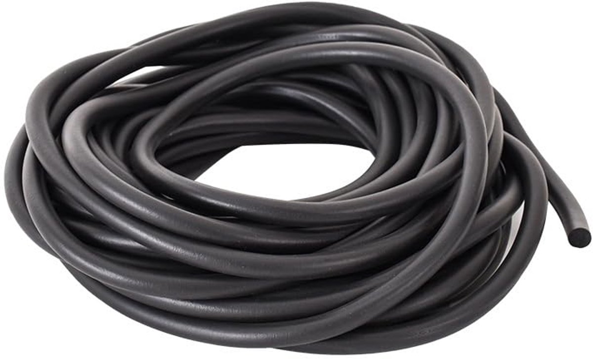 Ronde afdichtkoord van 12 m, Ø 2 mm EPDM, voor het afdichten van voegen, deuren en ramen, waterdicht en duurzaam afdichtmateriaal