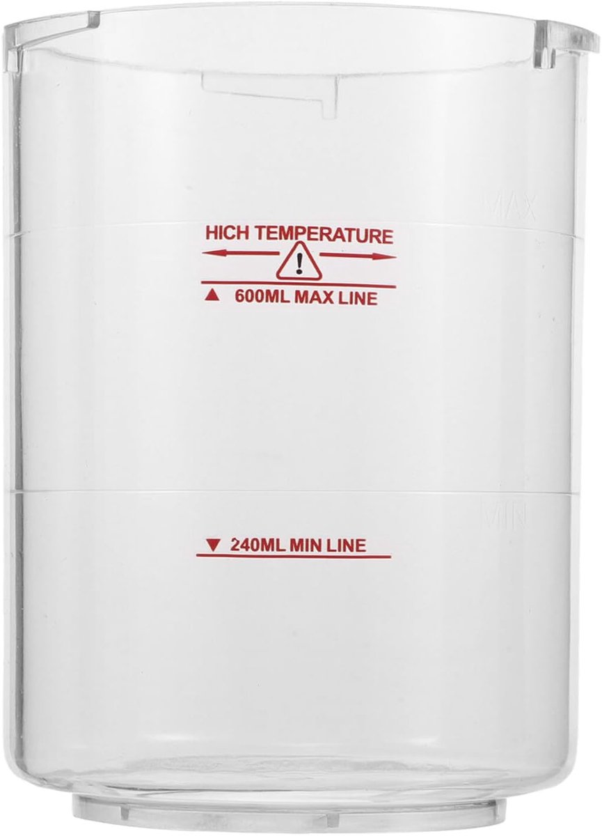 Face Steamer Water Tank 240-600 ml Heat Resistant Transparent Replacement Container with Max Min Marking Compatible - ShopVlot