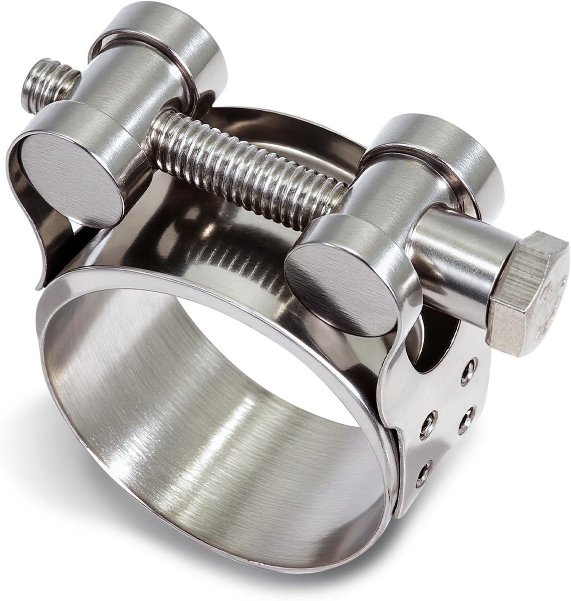 SnelShoppen - 5 Stuks Hinge Bolt Klemmen RVS 23-25mm Slangklemmen T-Bolt Uitlaatklem Zware Kwaliteit Anti-Corrosie Snelle Bevrijding Universele Pasvor