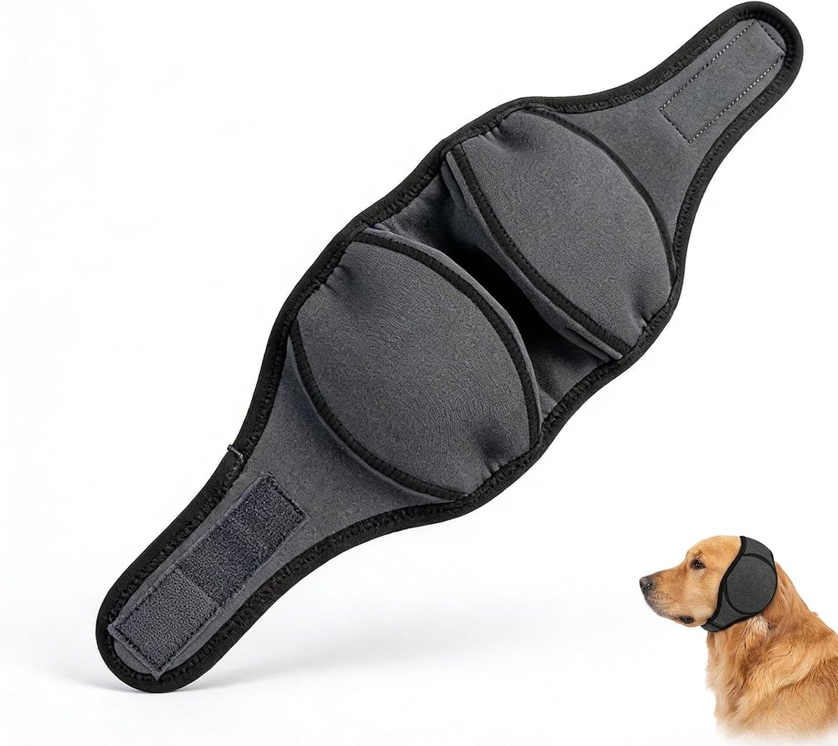 Kalmerende hondensnoep tegen angst voor honden en katten, vermindert stress en lawaai, comfortabele snood cocker - ShopVlot