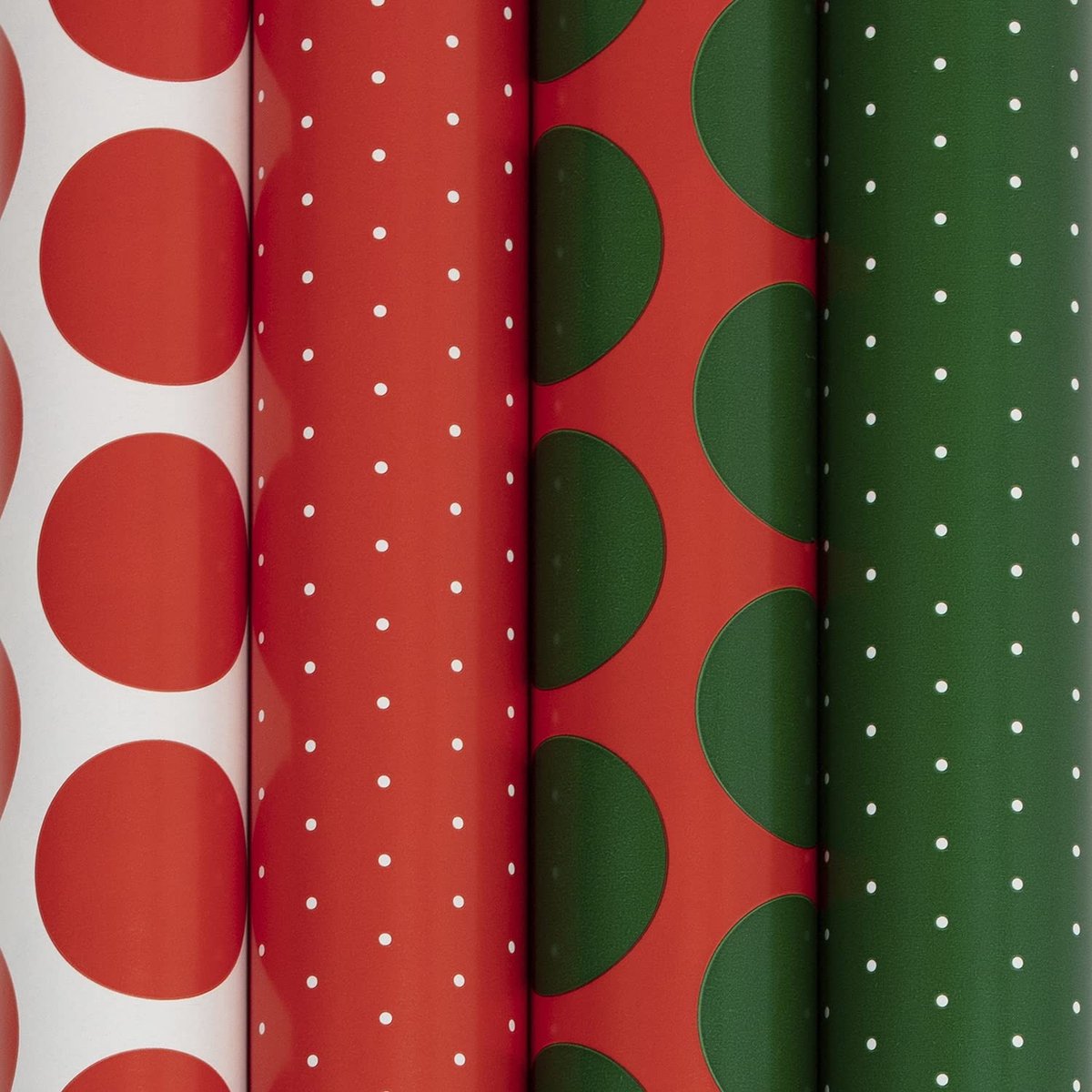 Omgoods - Cadeaupapier Set van 10 Rollen voor Kerst