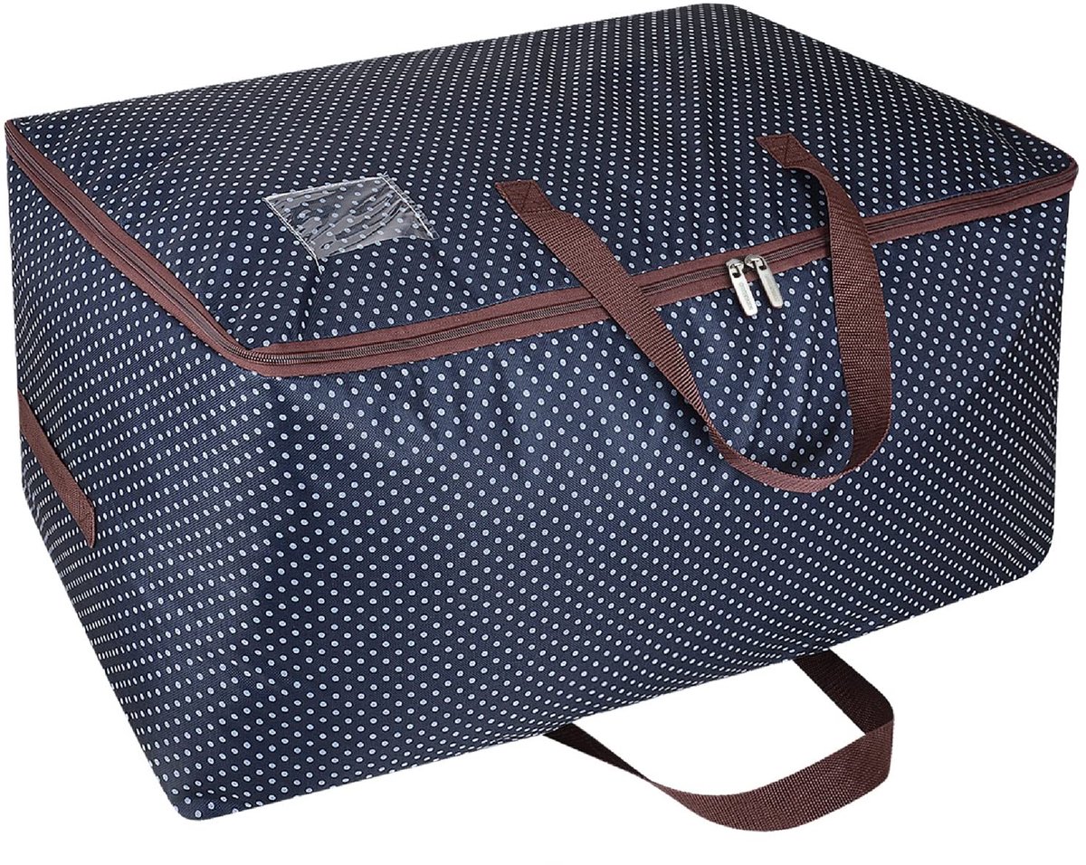 Omgoods - Grote Opbergzak voor Kleding Onder het Bed (105L, Blauw)
