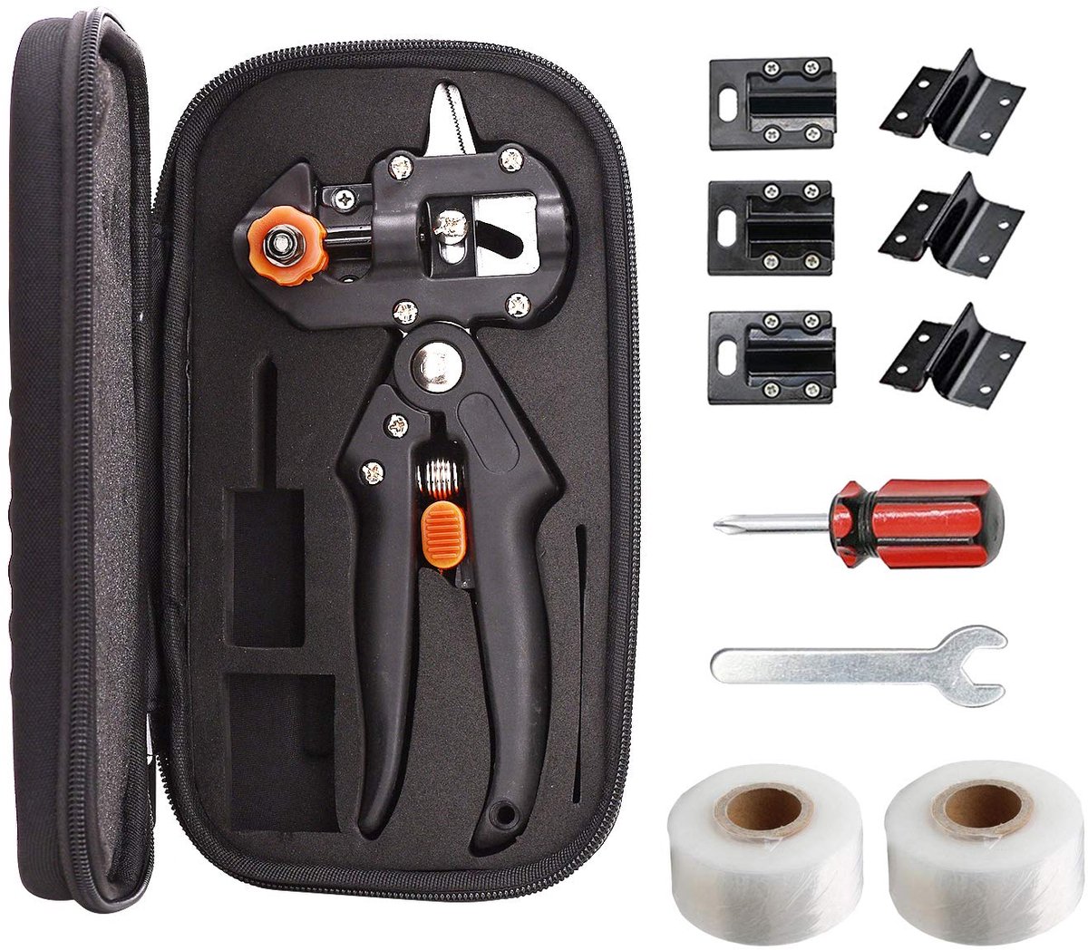 Omgoods - 2-in-1 Grafttool Snoeischaar Set met V-Cut en Omega Cut