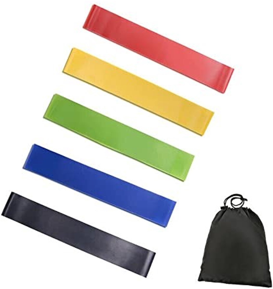 Omgoods - Set van 5 Zware Weerstandsbanden voor Thuis en Yoga